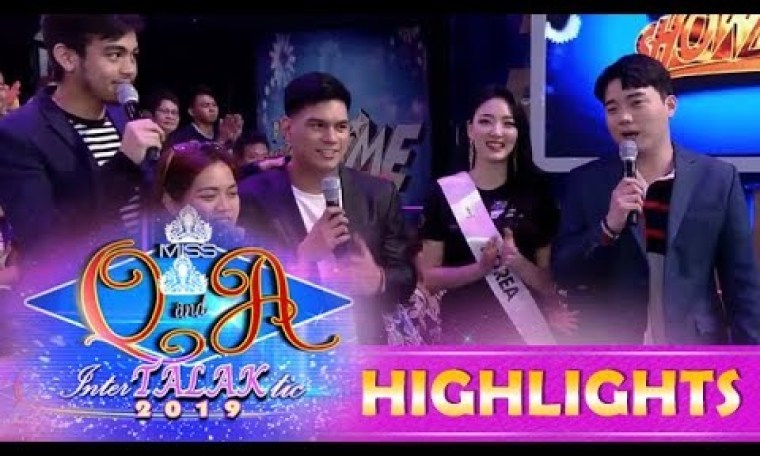 It's Showtime Miss Q and A: Ryan asks Miss Intercontinental Korea if she is single It's Showtime Miss Q and A: Ryan asks Miss Intercontinental Korea if she is single