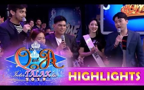 It's Showtime Miss Q and A: Ryan asks Miss Intercontinental Korea if she is single It's Showtime Miss Q and A: Ryan asks Miss Intercontinental Korea if she is single
