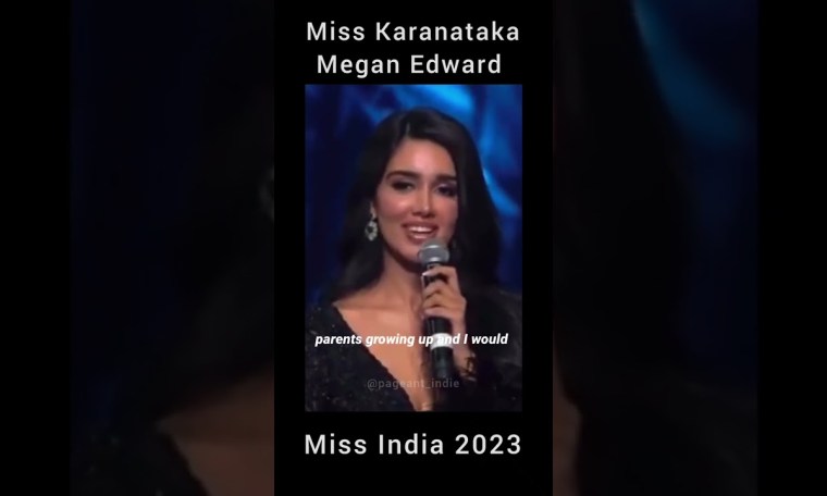 Miss Karnataka Answer :-Megan Edward! Miss india 2023 video-@pageant.indie ig. #trending #shorts Miss Karnataka Answer :-Megan Edward! Miss india 2023 video-@pageant.indie ig. #trending #shorts