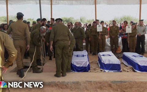 Israeli family of 5 killed together by Hamas laid to rest Israeli family of 5 killed together by Hamas laid to rest