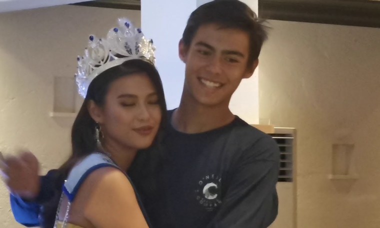 Gwapong anak ni Melanie Marquez na si Abraham Lawyer sinurpresa si Michelle Dee | Miss World 2019 Gwapong anak ni Melanie Marquez na si Abraham Lawyer sinurpresa si Michelle Dee | Miss World 2019
