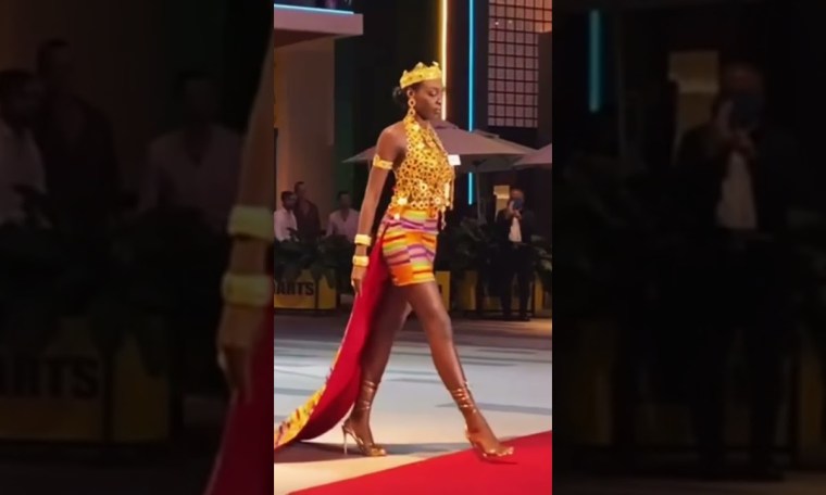 MISS COTE DIVOIRE Olivia Vace wins Top Model Round of Miss World 2021 pageant MISS COTE DIVOIRE Olivia Vace wins Top Model Round of Miss World 2021 pageant