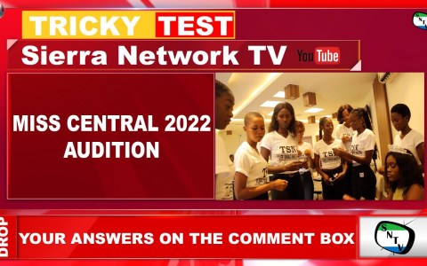 Tricky Test – MISS CENTRAL BEAUTY PAGEANT 2022 INTERVIEWS – Sierra Leone Tricky Test – MISS CENTRAL BEAUTY PAGEANT 2022 INTERVIEWS – Sierra Leone