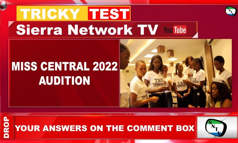 Tricky Test – MISS CENTRAL BEAUTY PAGEANT 2022 INTERVIEWS – Sierra Leone Tricky Test – MISS CENTRAL BEAUTY PAGEANT 2022 INTERVIEWS – Sierra Leone