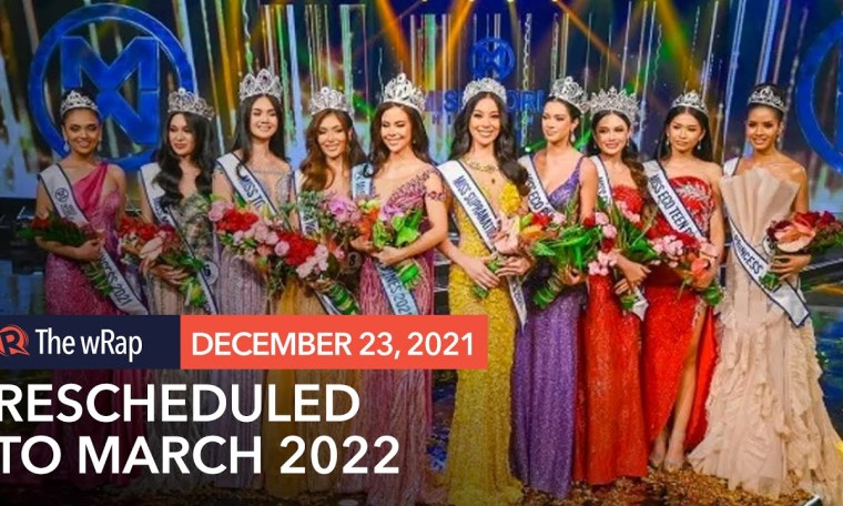 Miss World 2021 rescheduled to March 2022 Miss World 2021 rescheduled to March 2022