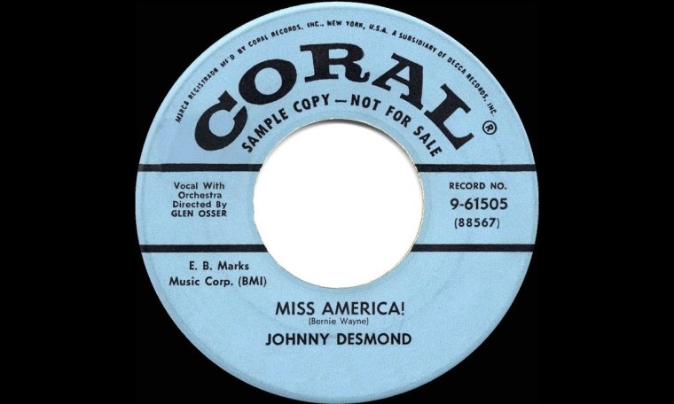 1955 Johnny Desmond – (There She Is) Miss America! 1955 Johnny Desmond – (There She Is) Miss America!