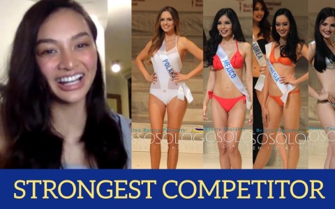 Kylie Verzosa reveals her biggest competitor at Miss International. Kylie Verzosa reveals her biggest competitor at Miss International.