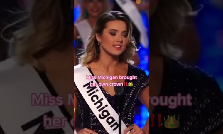 Miss Michigan SHOCKS Crowd at Miss America #pageant #shorts #missamerica Miss Michigan SHOCKS Crowd at Miss America #pageant #shorts #missamerica