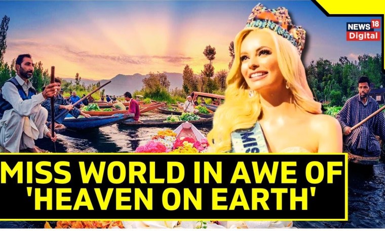 Beauty Meets Paradise | Miss World America Karolina Bielawska Arrives in Enchanting Land of Kashmir Beauty Meets Paradise | Miss World America Karolina Bielawska Arrives in Enchanting Land of Kashmir