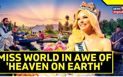 Beauty Meets Paradise | Miss World America Karolina Bielawska Arrives in Enchanting Land of Kashmir Beauty Meets Paradise | Miss World America Karolina Bielawska Arrives in Enchanting Land of Kashmir