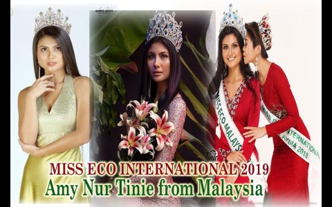 Miss Eco International 2019 is Amy Nur Tinie from Malaysia (Beauty Pageant, Pageantry, Egypt) Miss Eco International 2019 is Amy Nur Tinie from Malaysia (Beauty Pageant, Pageantry, Egypt)