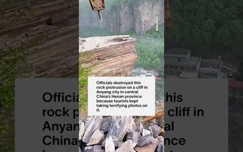 This ‘Daredevil Stone’ Was Demolished For Obvious Reasons #daredevil #china #travel #shorts This ‘Daredevil Stone’ Was Demolished For Obvious Reasons #daredevil #china #travel #shorts