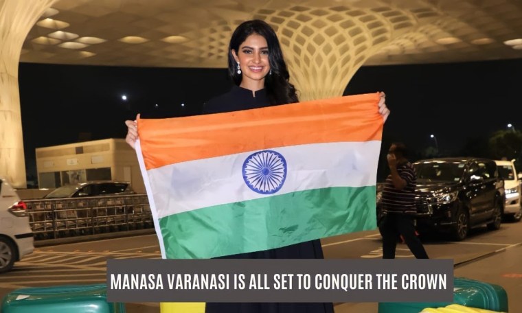 Manasa Varanasi Departs For Puerto Rico To Represent India At Miss World 2021 Manasa Varanasi Departs For Puerto Rico To Represent India At Miss World 2021