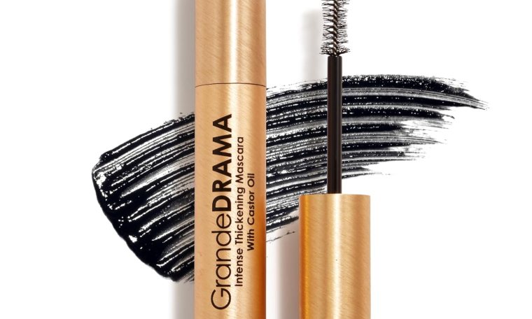 Grande Cosmetics GrandeDRAMA Intense Thickening Mascara with Castor Oil, Volumizing, Conditioning, Buildable Formula Grande Cosmetics GrandeDRAMA Intense Thickening Mascara with Castor Oil, Volumizing, Conditioning, Buildable Formula