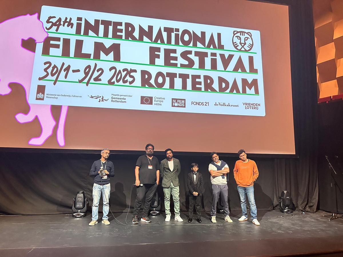 Team ‘Paranthu Po’ at the 54th Rotterdam International Film Festival Team ‘Paranthu Po’ at the 54th Rotterdam International Film Festival