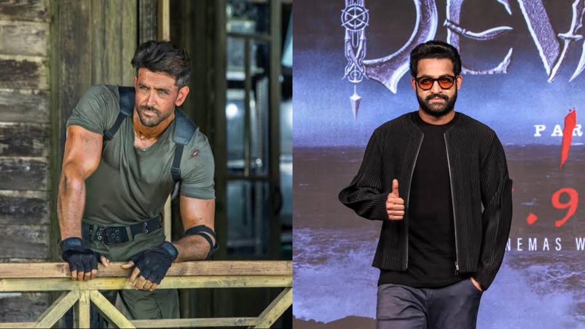 Hrithik Roshan in ‘War’; Jr. NTR Hrithik Roshan in ‘War’; Jr. NTR