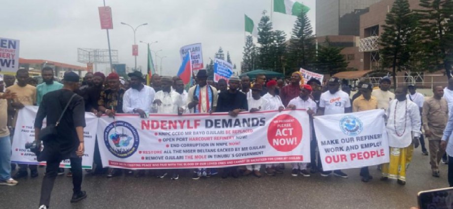 Niger Delta Youths Demand NNPCL CEO’s Resignation, Barricade Abuja Headquarters Niger Delta Youths Demand NNPCL CEO’s Resignation, Barricade Abuja Headquarters