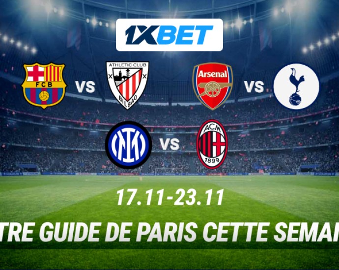Pariez sur les super matchs de la semaine dans les meilleurs championnats européens sur 1xBet ! Pariez sur les super matchs de la semaine dans les meilleurs championnats européens sur 1xBet !