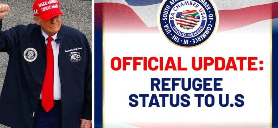 Trump to set refugee centres in Pretoria for white Afrikaners Trump to set refugee centres in Pretoria for white Afrikaners