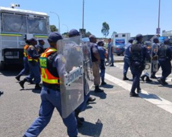 Protesters arrested at Dudula march near G20 Summit Protesters arrested at Dudula march near G20 Summit
