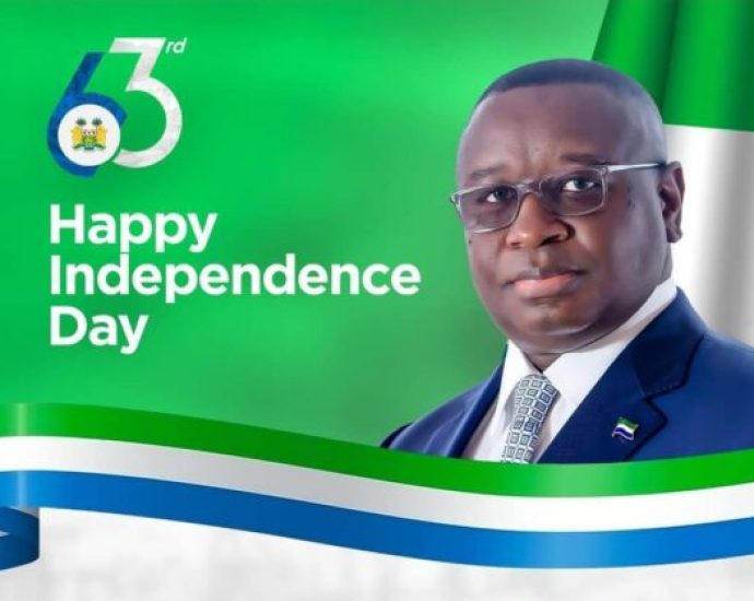 Photo credit: www.thesierraleonetelegraph.com President Bio Urges National Prayer for Sierra Leone’s 64th Independence Anniversary