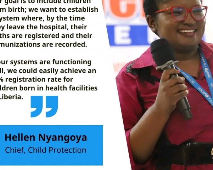 UNICEF Warns that Cholera Cases Could Increase by 10% in Liberia by 2100 as the Climate Crisis Intensifies UNICEF Warns that Cholera Cases Could Increase by 10% in Liberia by 2100 as the Climate Crisis Intensifies