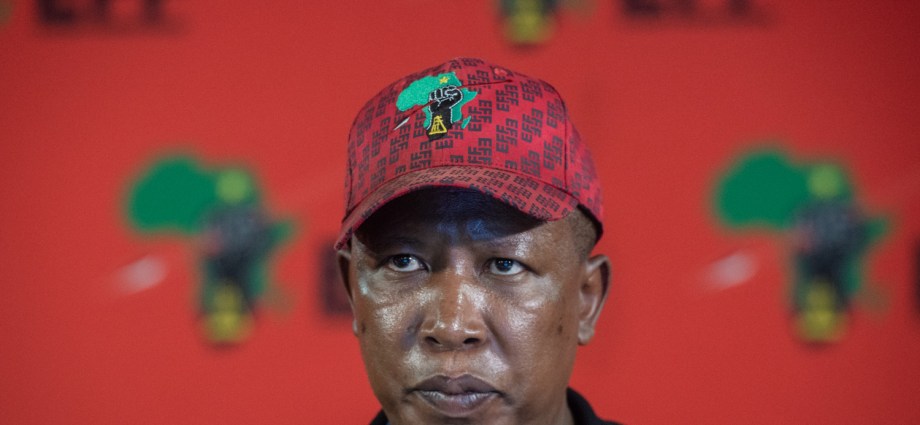 Photo credit: www.citizen.co.za Malema Vows EFF Will Never Collaborate with DA or FF Plus, Citing Historical Grievances