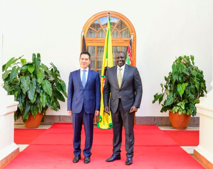 Photo credit: twitter.com Kenya Deepens Ties With China Amid Global Trade Tensions