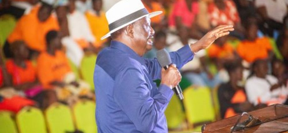 Raila Urges Peace and Unity Ahead of ODM Grassroots Elections Raila Urges Peace and Unity Ahead of ODM Grassroots Elections