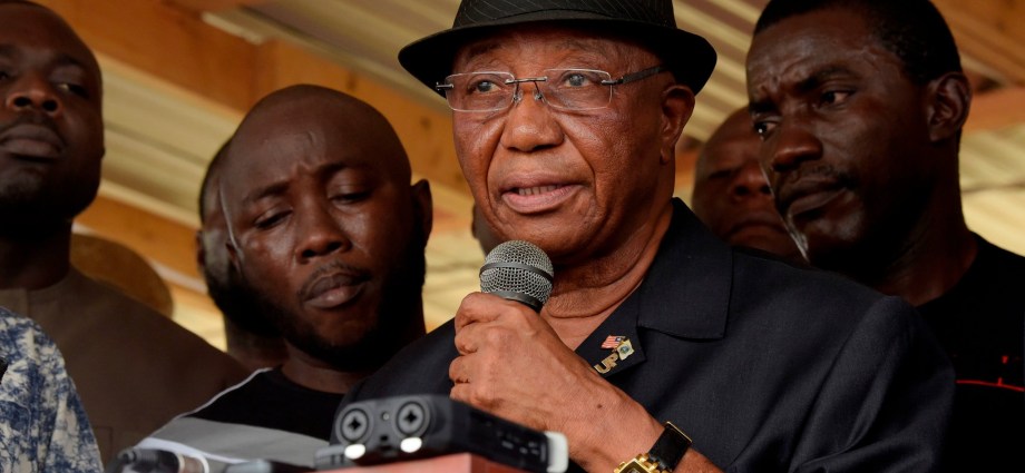 Photo credit: www.nytimes.com Liberia’s Ex-President Weah Criticizes Boakai-Koung Government, Announces 2029 Presidential Bid at CDC Rally