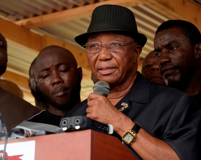 Photo credit: www.nytimes.com Liberia’s Ex-President Weah Criticizes Boakai-Koung Government, Announces 2029 Presidential Bid at CDC Rally