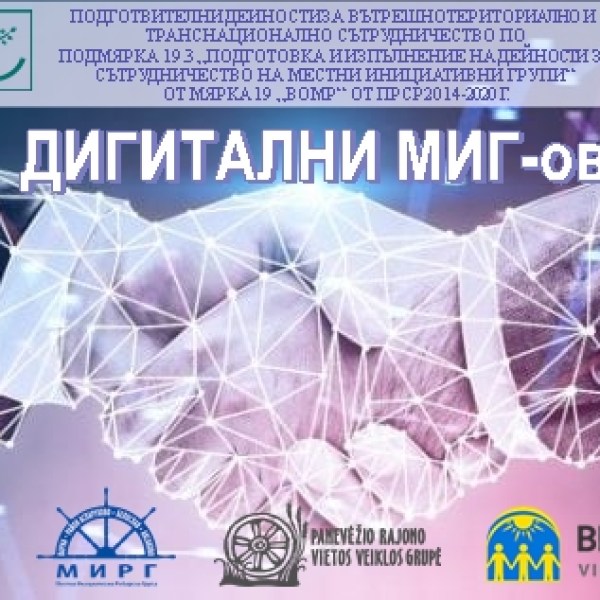 Pasirengimas projekto „Digital LAG‘s“ įgyvendinimui Pasirengimas projekto „Digital LAG‘s“ įgyvendinimui