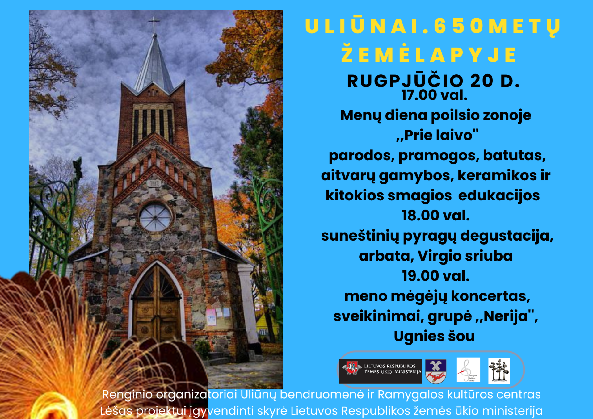 Uliūnų kaimo bendruomenė kviečia Uliūnų kaimo bendruomenė kviečia