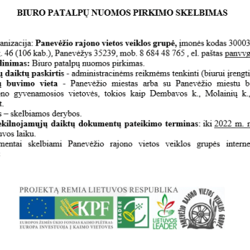 Biuro patalpų nuomos pirkimas Biuro patalpų nuomos pirkimas