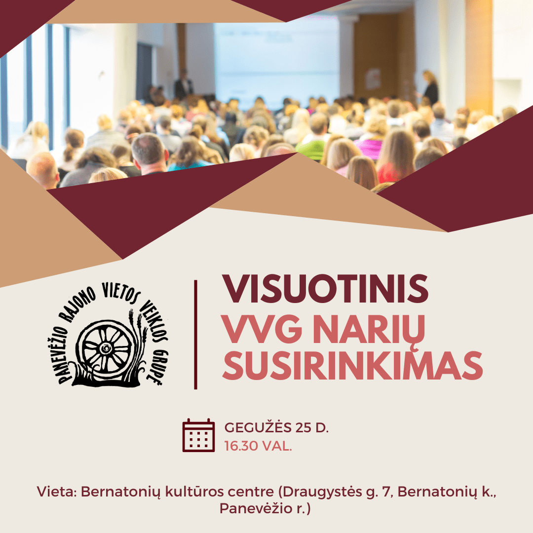 Šaukiamas visuotinis VVG susirinkimas Šaukiamas visuotinis VVG susirinkimas