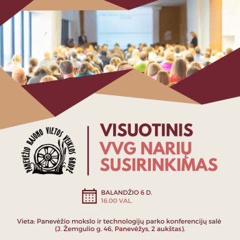 Šaukiamas visuotinis VVG narių susirinkimas Šaukiamas visuotinis VVG narių susirinkimas