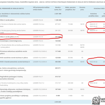 Atnaujintas 2020 m. planuojamų kvietimų teikti paraiškas grafikas Atnaujintas 2020 m. planuojamų kvietimų teikti paraiškas grafikas