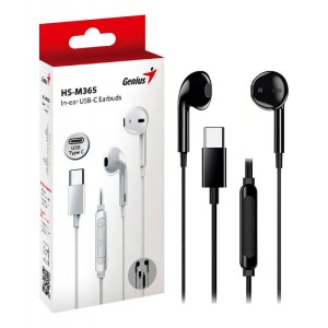 AURICULAR GENIUS HS-M365 BLACK USB C AURICULAR GENIUS HS-M365 BLACK USB C