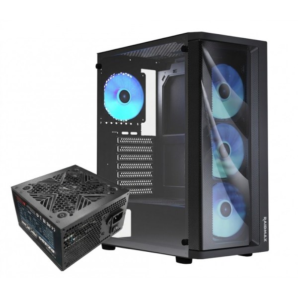 GABINETE 650W RAIDMAX MESHIAN X922 ARGB TG GABINETE 650W RAIDMAX MESHIAN X922 ARGB TG