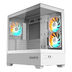 GABINETE GAMER GIGABYTE C201P M-ATX WHITE GABINETE GAMER GIGABYTE C201P M-ATX WHITE