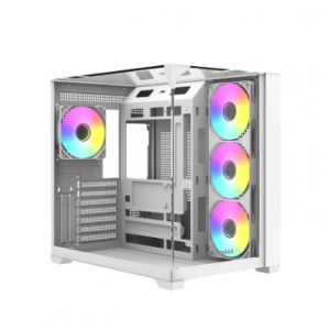 GABINETE GAMER RAIDMAX INFINITA I620 FISHTANK ARGB GLASS WHITE GABINETE GAMER RAIDMAX INFINITA I620 FISHTANK ARGB GLASS WHITE