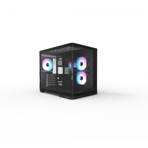 GABINETE GAMER RAIDMAX INFINITA i630 FISHTANK CURVED GLASS ARGB BLACK GABINETE GAMER RAIDMAX INFINITA i630 FISHTANK CURVED GLASS ARGB BLACK