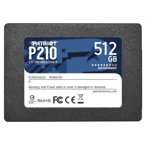 DISCO SSD PATRIOT P210 SOLID 512GB SATA3 PE000718 DISCO SSD PATRIOT P210 SOLID 512GB SATA3 PE000718