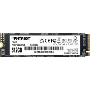 DISCO SSD PATRIOT P320 SOLID 512GB M.2 PE000997 DISCO SSD PATRIOT P320 SOLID 512GB M.2 PE000997