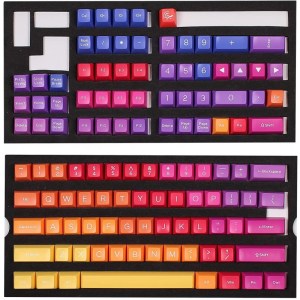 DUCKY KEYCAP SET AFTERGLOW SA US ABS SEAMLESS DOUBLE SHOT DUCKY KEYCAP SET AFTERGLOW SA US ABS SEAMLESS DOUBLE SHOT