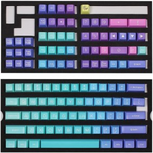 DUCKY KEYCAP SET AZURE SA US ABS SEAMLESS DOUBLE SHOT DUCKY KEYCAP SET AZURE SA US ABS SEAMLESS DOUBLE SHOT