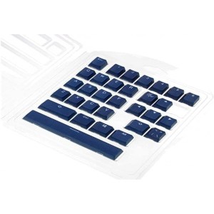 DUCKY RUBBER KEYCAP 31 KEYS RUBBER SEAMLESS DOUBLE SHOT NAVY BLUE COLOR DUCKY RUBBER KEYCAP 31 KEYS RUBBER SEAMLESS DOUBLE SHOT NAVY BLUE COLOR