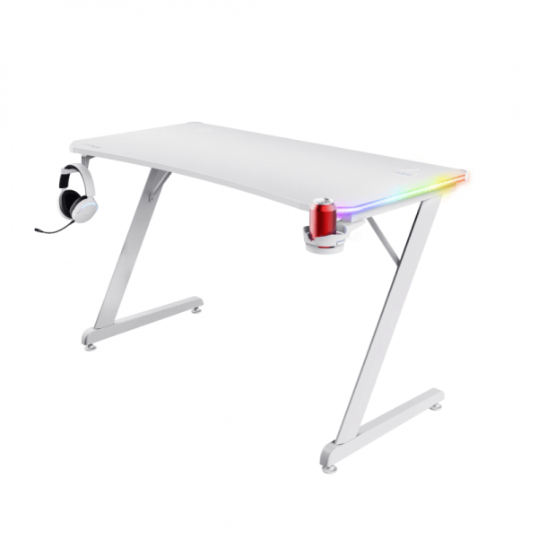 TRUST ESCRITORIO GXT709W LUMINIUS RGB WHITE TRUST ESCRITORIO GXT709W LUMINIUS RGB WHITE
