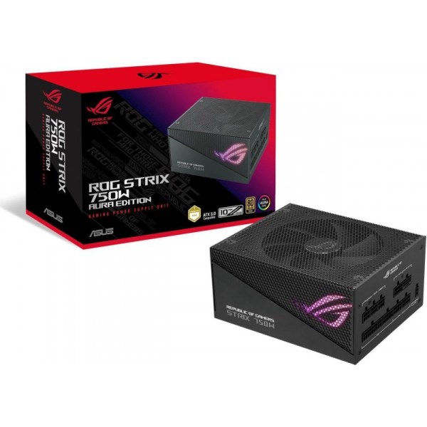 FUENTE ASUS ROG STRIX 750W AURA GAMING 80 PLUS GOLD FUENTE ASUS ROG STRIX 750W AURA GAMING 80 PLUS GOLD
