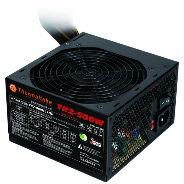 FUENTE GAMER THERMALTAKE TR2 500W FUENTE GAMER THERMALTAKE TR2 500W